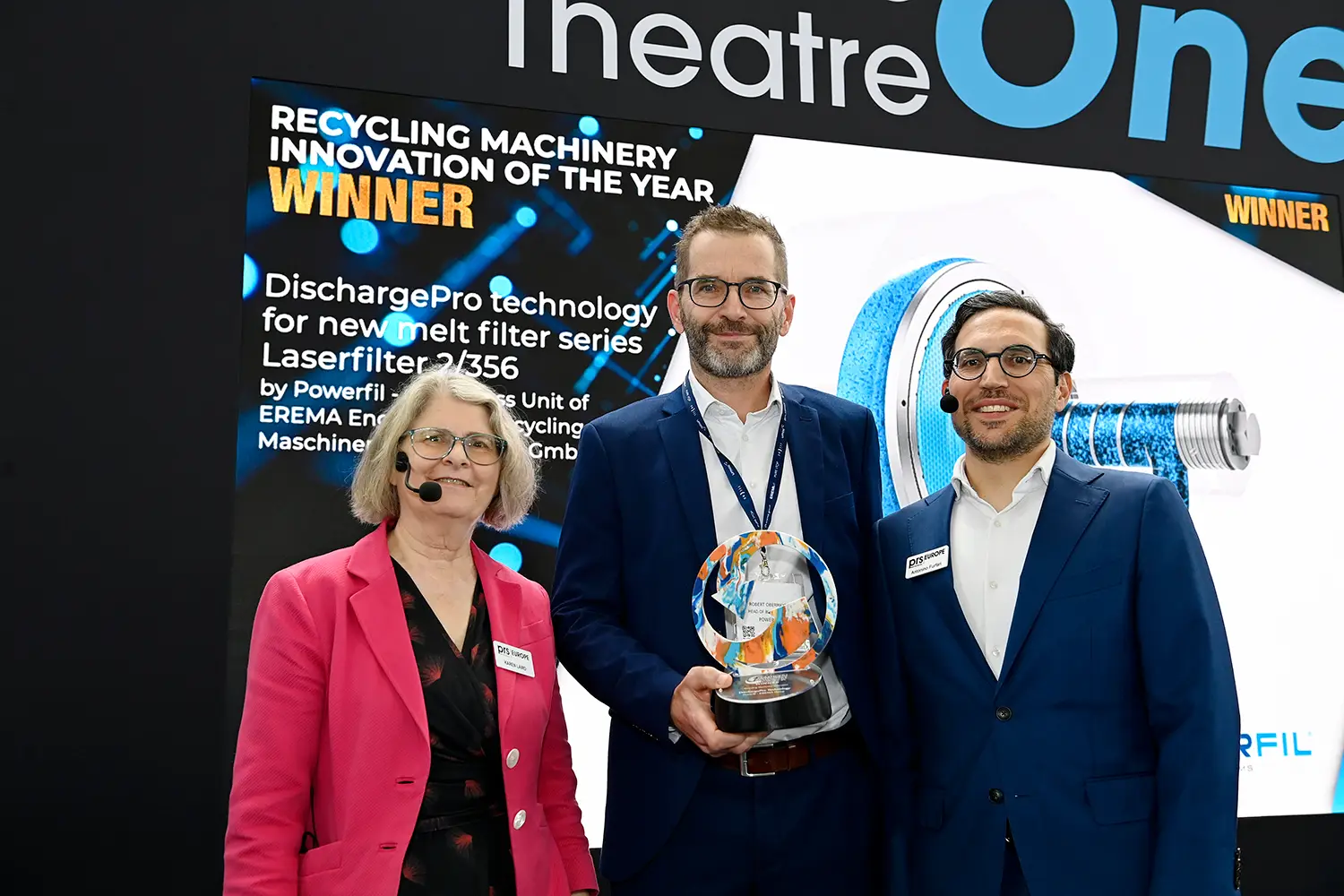 POWERFIL receives Plastics Recycling Award Europe 2024